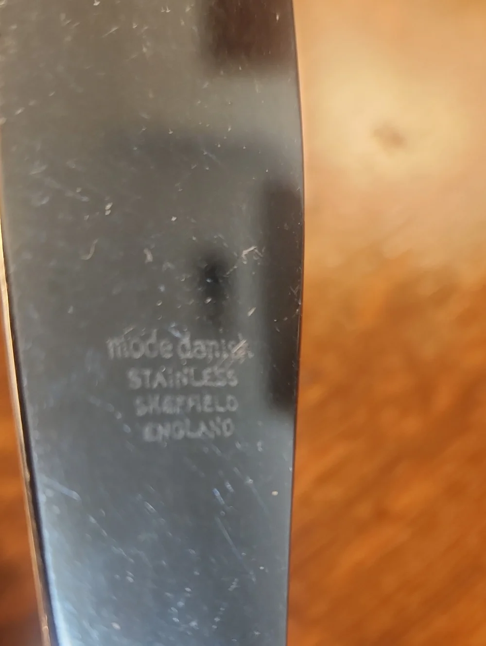 Vintage MCM Mode Danish Sheffield England Steak Knife & Carving Set Stainless